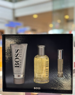 BOSS #6(M)(H/B)(LI FREE)3PC SET(3.3oz edt sp,3.3oz Shower GeL,10ml edt sp)