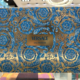 VERSACE EAU FRAICHE(M)(H/B)(LI FREE)3PC SET(3.4oz edt sp,10ml edt sp,Trousse)