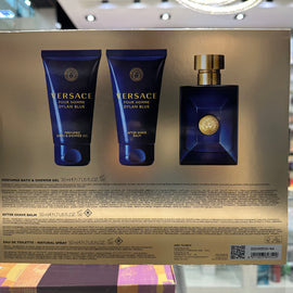 VERSACE DYLAN BLUE(M)(2024)(H/B)3PC SET(1.7oz edt sp,1.7oz A/S Balm,1.7oz Bath&Shower Gel)