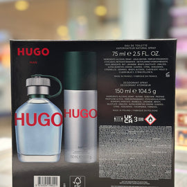 HUGO GREEN(M)(H/B)2PC SET(2.5oz edt sp, 150ml Deo sp)
