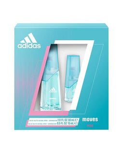 Adidas Moves for Her Gift Set 2pc 30ml + 15ml - Perfumestyles.com