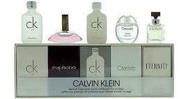 Calvin Klein Deluxe Travel Collection for Women 5pc 10ml Set - Perfumestyles.com