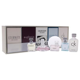 Calvin Klein Deluxe Travel Collection for Women 5pc 10ml Set - Perfumestyles.com
